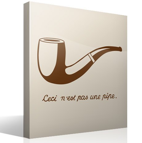 Stickers muraux: Pipe Magritte