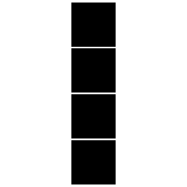 Stickers muraux: Tetris - Pièce longue