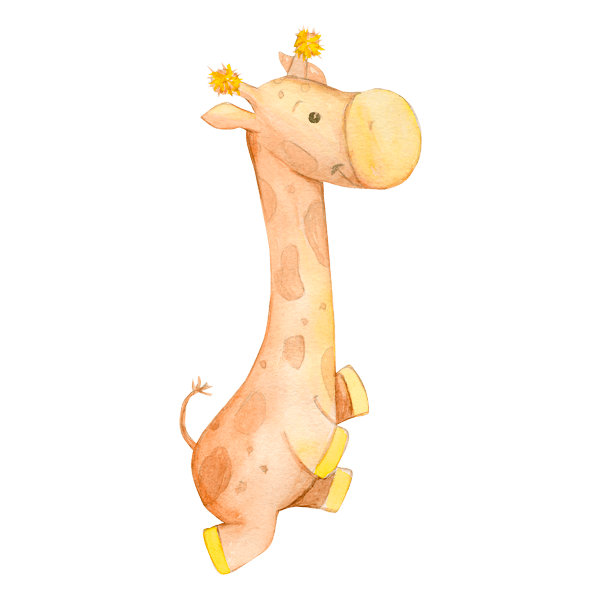 Stickers pour enfants: Enfant girafe