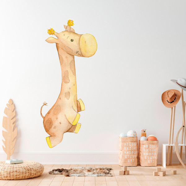 Stickers pour enfants: Enfant girafe