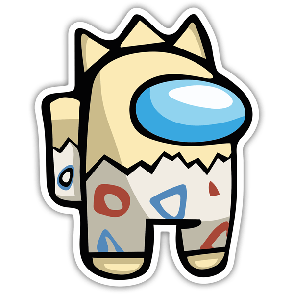 Autocollants: Among Us Togepi Pokemon