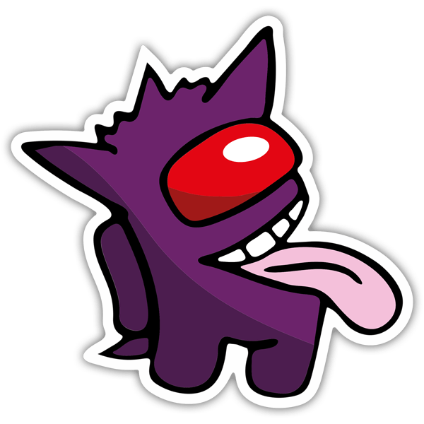 Autocollants: Among Us Gengar Pokemon