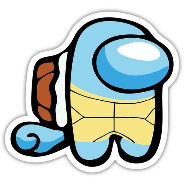 Autocollants: Among Us Blastoise Pokemon