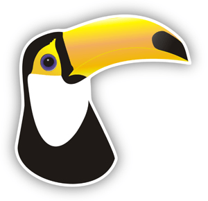 Autocollants: Toucan je joue
