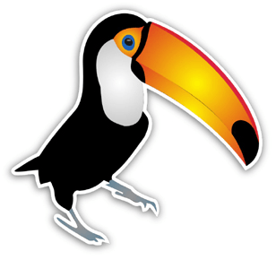 Autocollants: Toucan