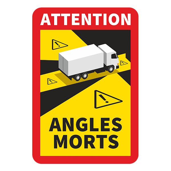 Autocollants: Camions Angles Morts