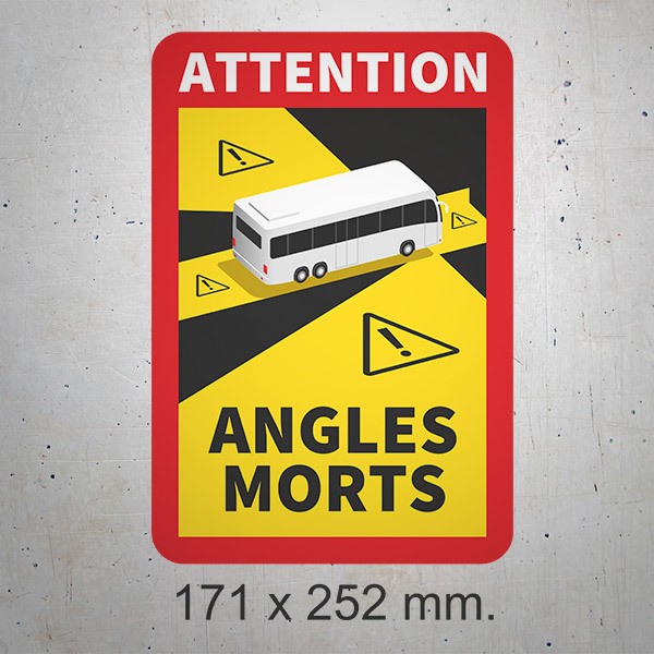 Autocollants: Les bus des Angles Morts