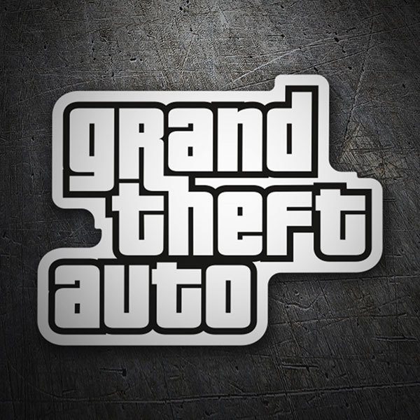 Autocollants: Grand Theft Auto Logo