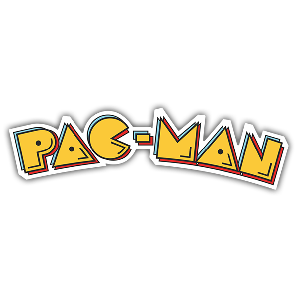 Autocollants: Pac-Man Logo