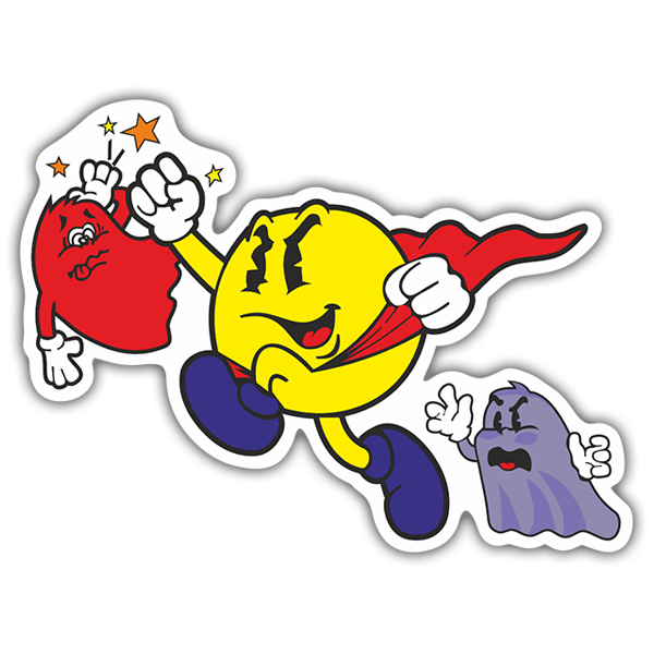 Autocollants: Super Pac-Man