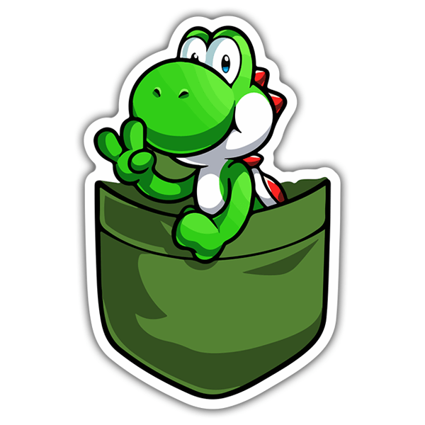 Autocollants: Yoshi dans votre poche