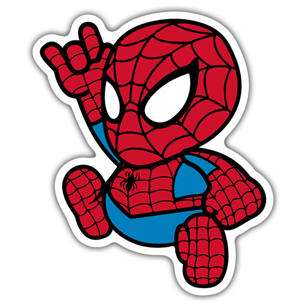 Autocollants: Spiderman Cartoon