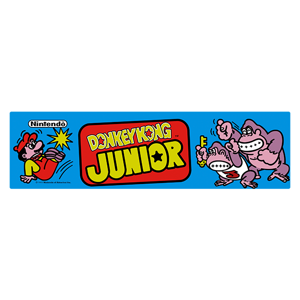 Autocollants: Donkey Kong Junior