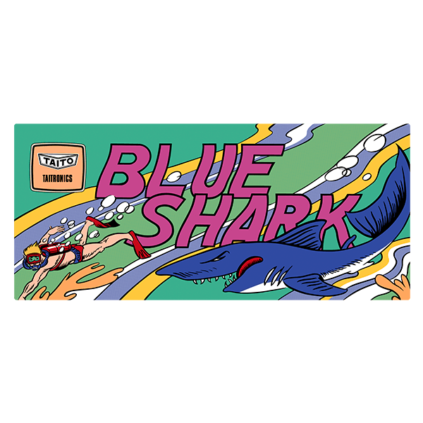 Autocollants: Blue Shark