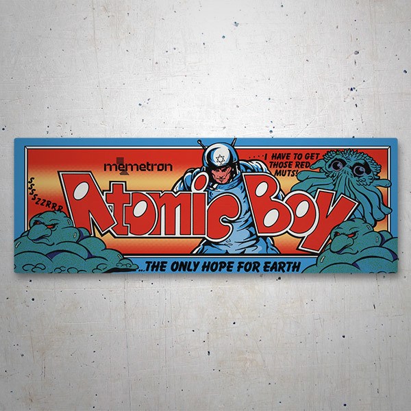 Autocollants: Atomic Boy