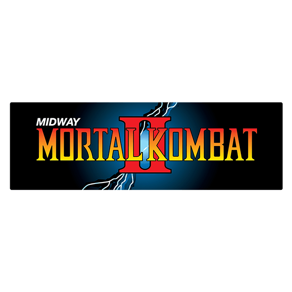 Autocollants: Mortal Kombat II Midway