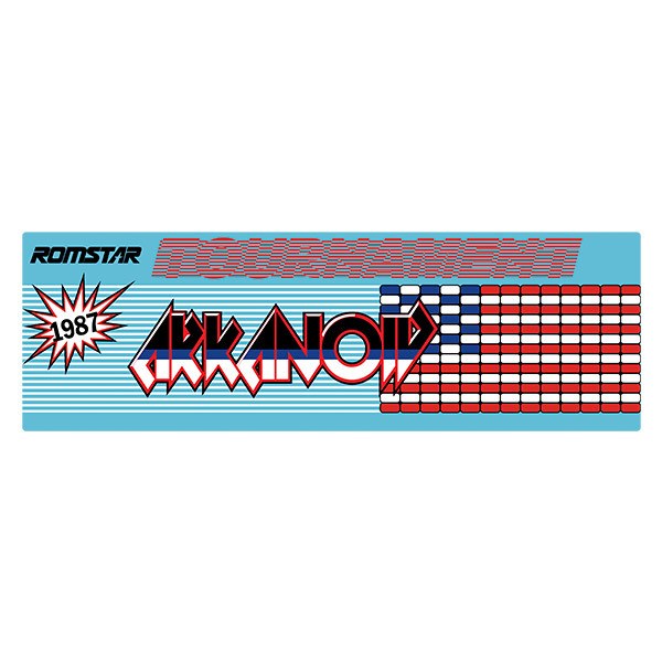 Autocollants: Arkanoid 1987