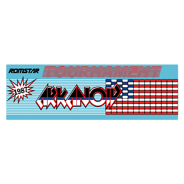 Autocollants: Arkanoid 1987