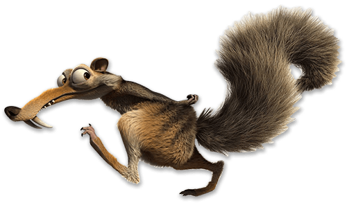 Autocollants: Écureuil Scrat