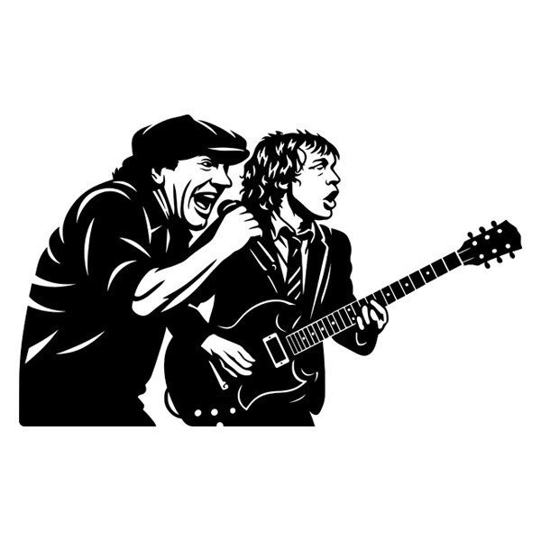 Stickers muraux: AC/DC