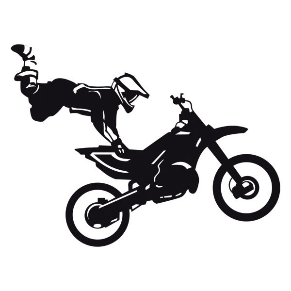 Stickers muraux: Motocross Freestyle