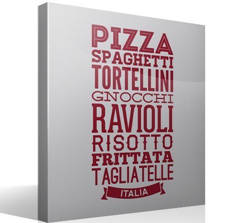 Stickers muraux: Gastronomie d Italie