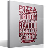 Stickers muraux: Gastronomie d Italie 5