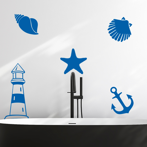 Stickers muraux: Symboles marins