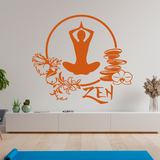 Stickers muraux: Exercice dyoga méditation 2