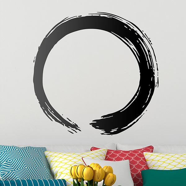 Sticker muraux Zen Enso (cercle)