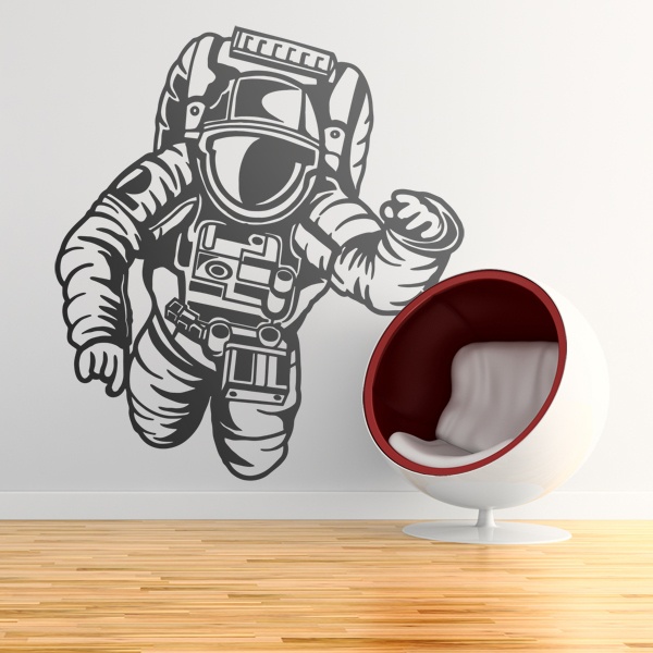 Stickers pour enfants: Astronaute dans lespace