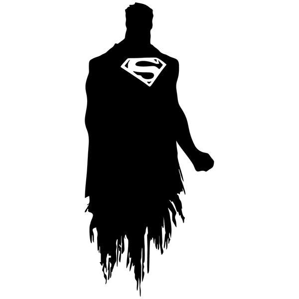 Stickers muraux: Silhouette de Superman