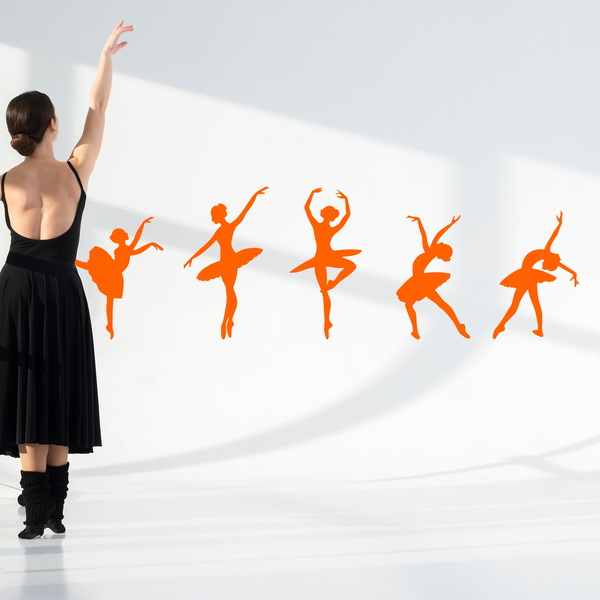 Stickers muraux: Figures de ballet