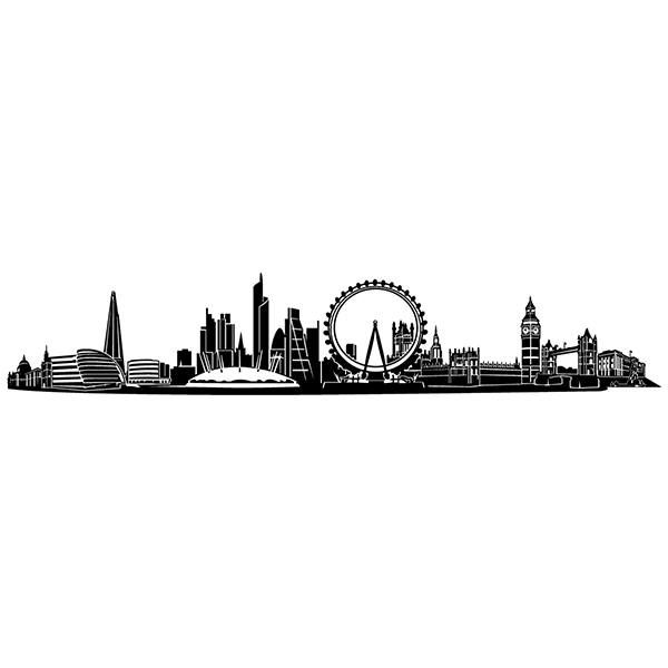 Stickers muraux: Londres Skyline