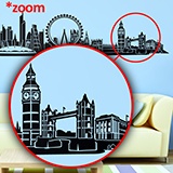 Stickers muraux: Londres Skyline 4