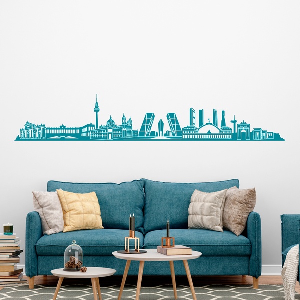 Stickers muraux: Madrid Skyline 2018