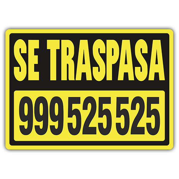 Stickers muraux: Traspasa Jaune