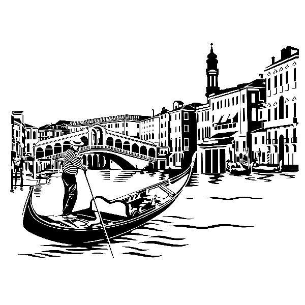 Stickers muraux: Pont du Rialto à Venise