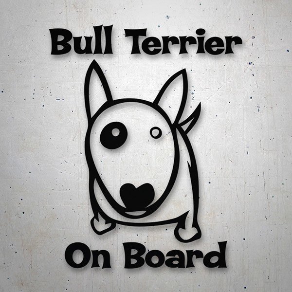 Autocollants: Bull Terrier On Board