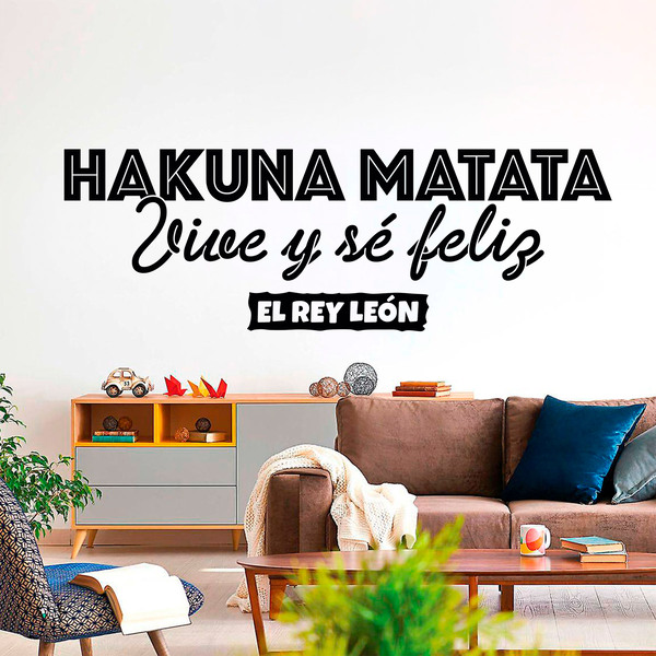 Stickers muraux: Hakuna Matata, en espagnol