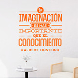 Stickers muraux: La imaginación - Albert Einstein 4