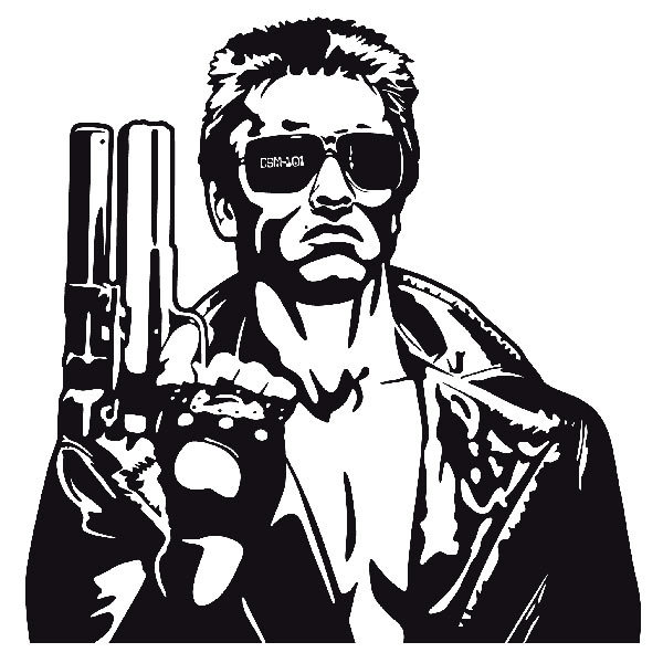 Stickers muraux: Terminator 1984