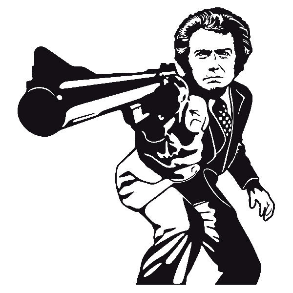 Stickers muraux: Dirty Harry Magnum