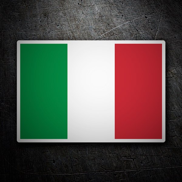 Autocollants: Drapeau l'Italie