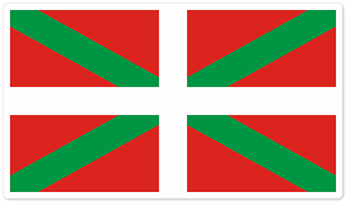 Autocollants: Drapeau Pays Basque