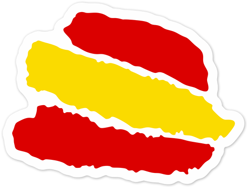 Autocollants: Caresse Espagne