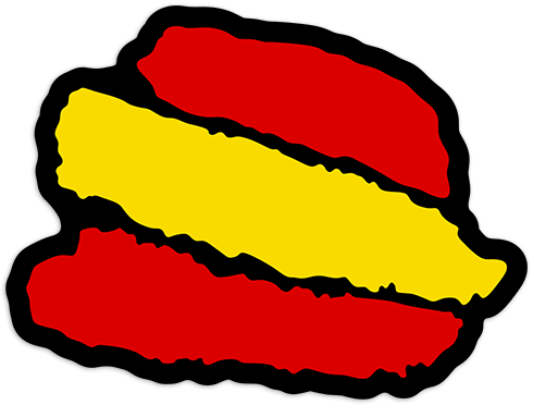 Autocollants: Caresse Espagne 2