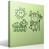 Stickers pour enfants: La ferme de vache 2