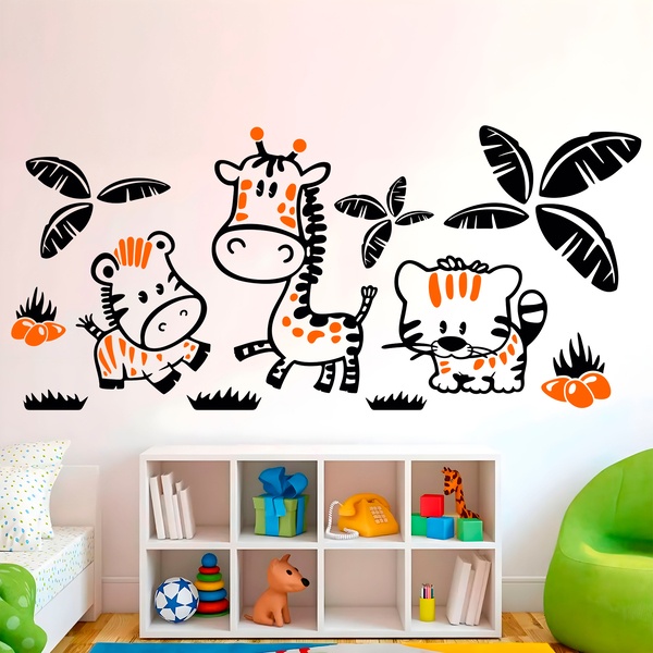 Stickers pour enfants: zoo multicolor