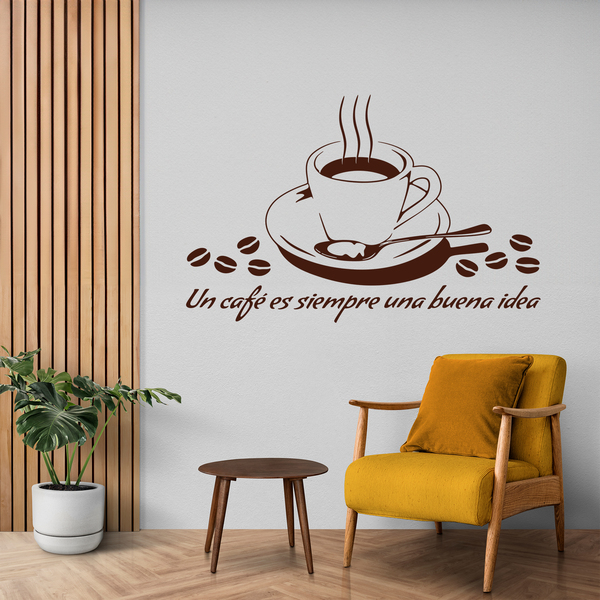 Sticker Tasse à Café - Décoration murale pour la cuisine